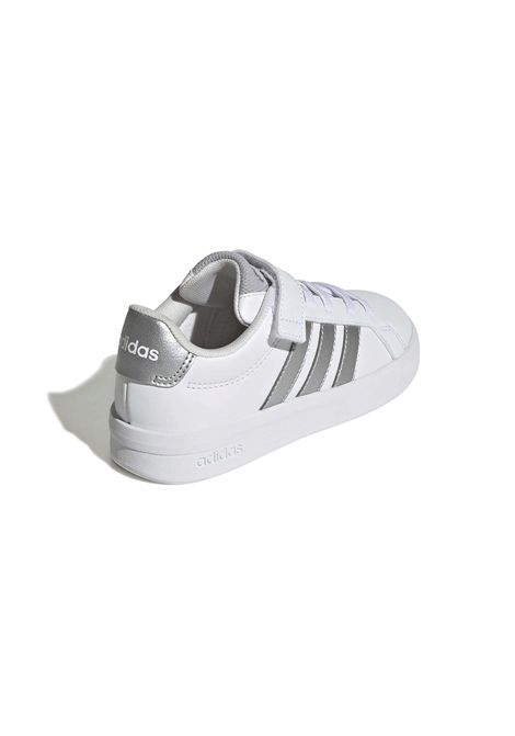 Scarpe Adidas Grand Court 3.0 Bianco Argento Bambini ADIDAS CORE | Sneakers | JP9368-
